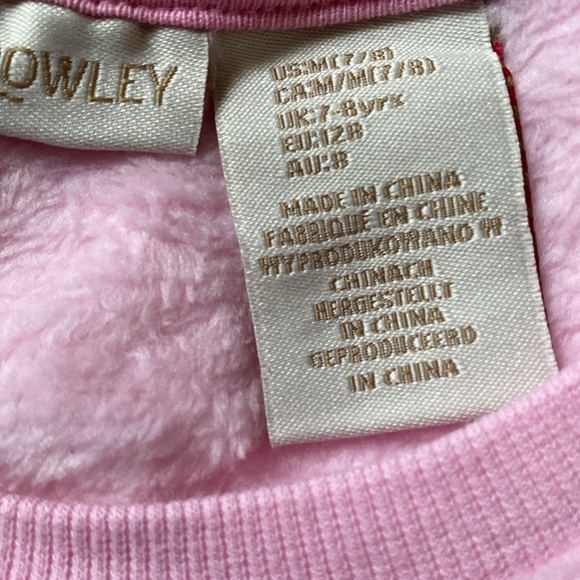 CYNTHIA ROWLEY GIRLS SWEATER SZ 7/8 - Picture 4 of 4